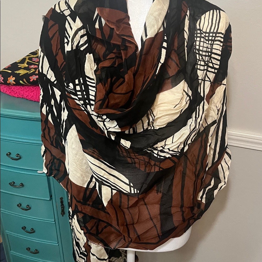 Abstract Patterned Scarf - image 2